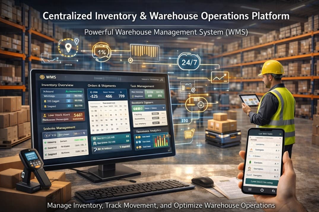 Warehouse Management System Dashboard
