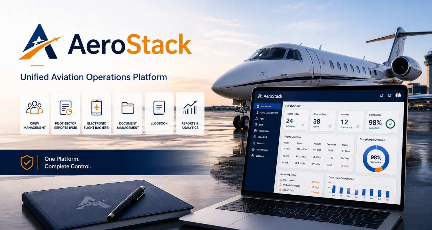 AeroStack Aviation SaaS Interface